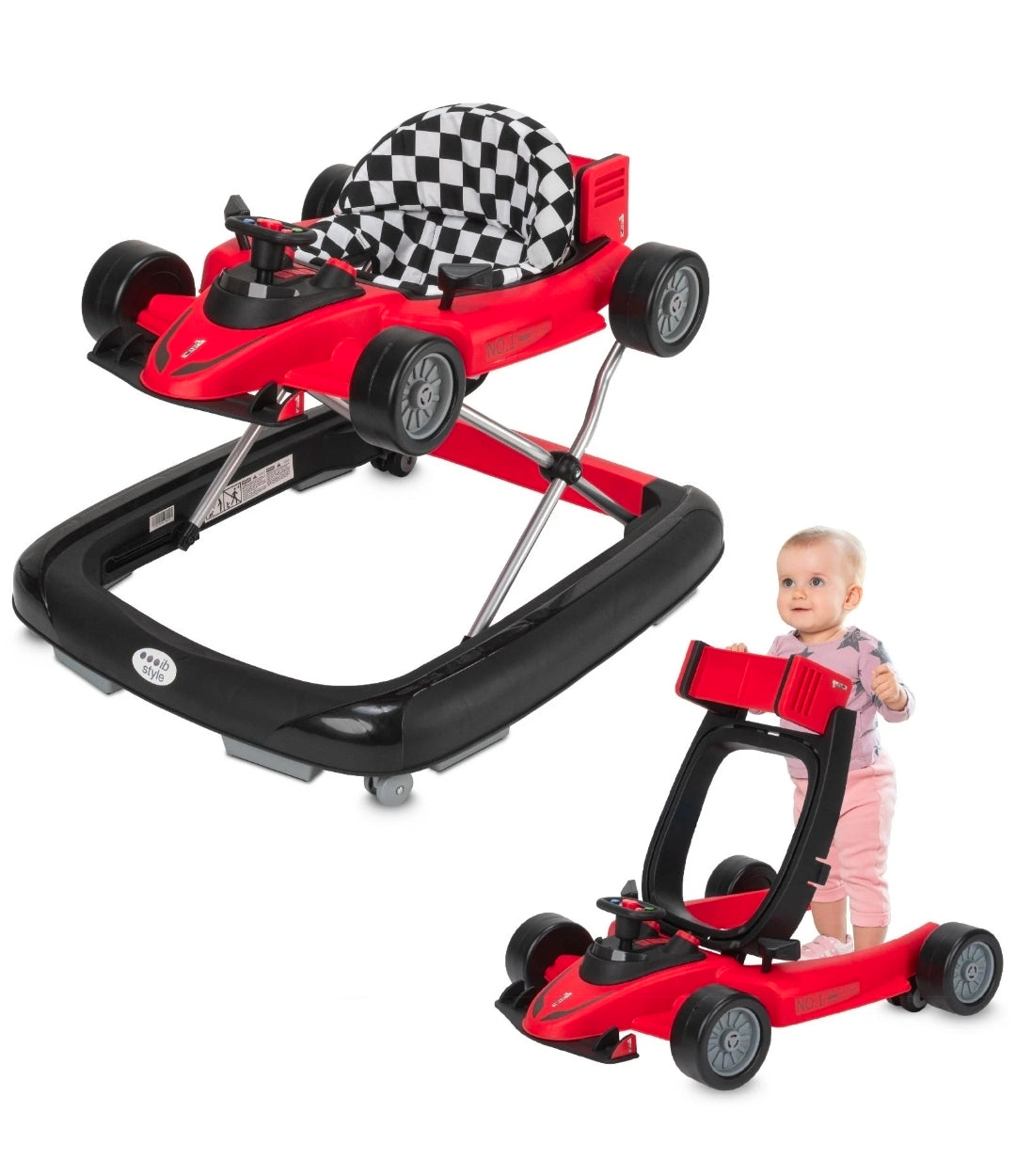Baby Lauflernwagen Gehfrei Lauflernhilfe auto mit Licht