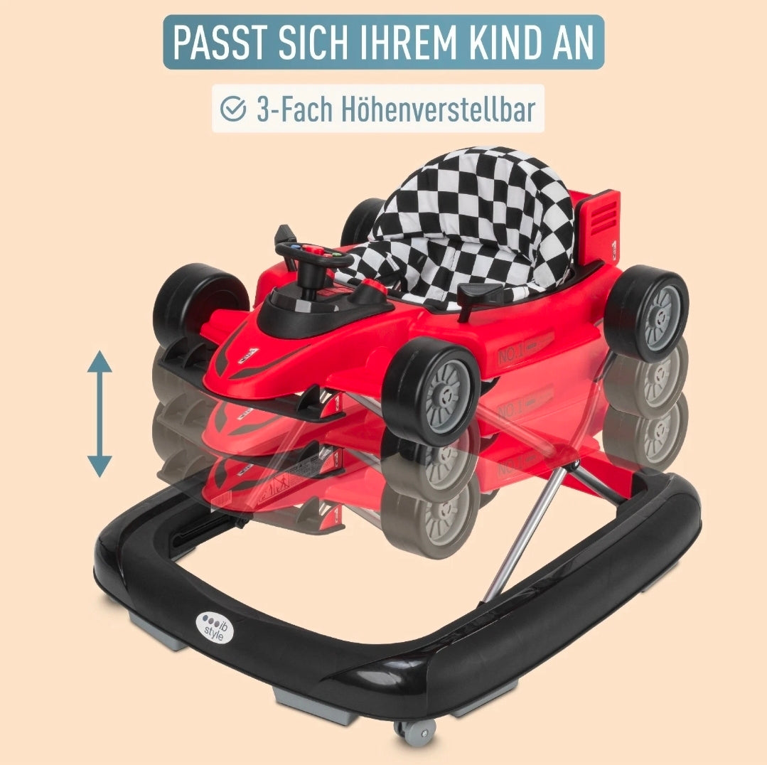 Baby Lauflernwagen Gehfrei Lauflernhilfe auto mit Licht