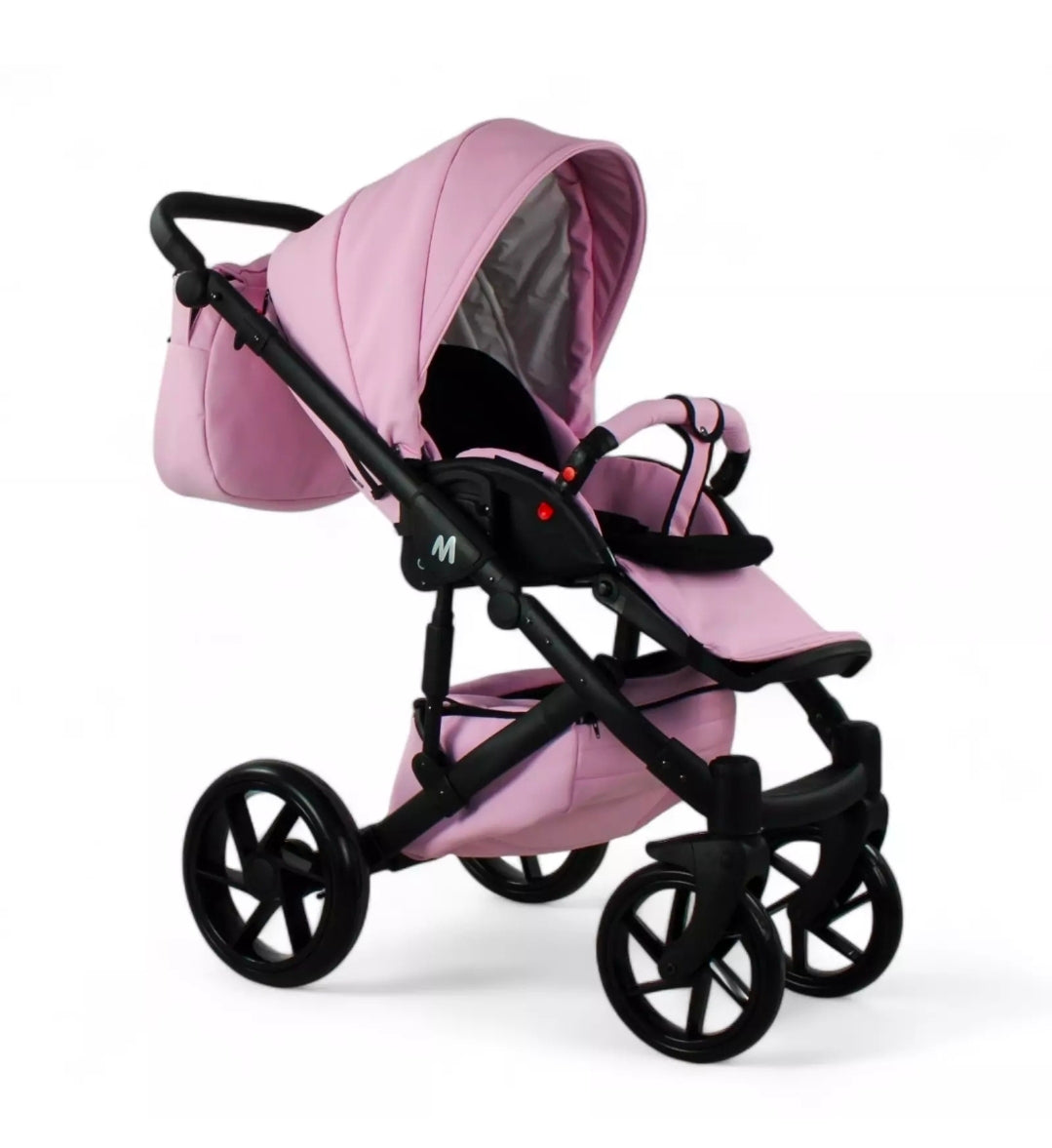 MOMMO AAA Kinderwagen 3in1 Öko-Leder – Cosmo I-Size-Sitz