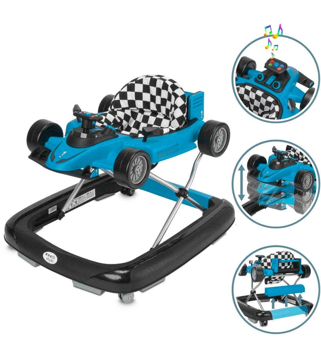 Baby Lauflernwagen Gehfrei Lauflernhilfe auto mit Licht