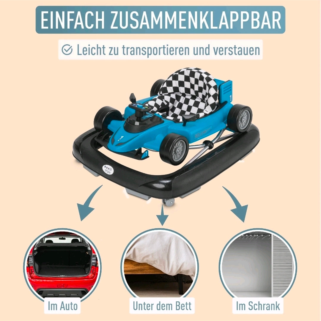 Baby Lauflernwagen Gehfrei Lauflernhilfe auto mit Licht-Zweite Chance