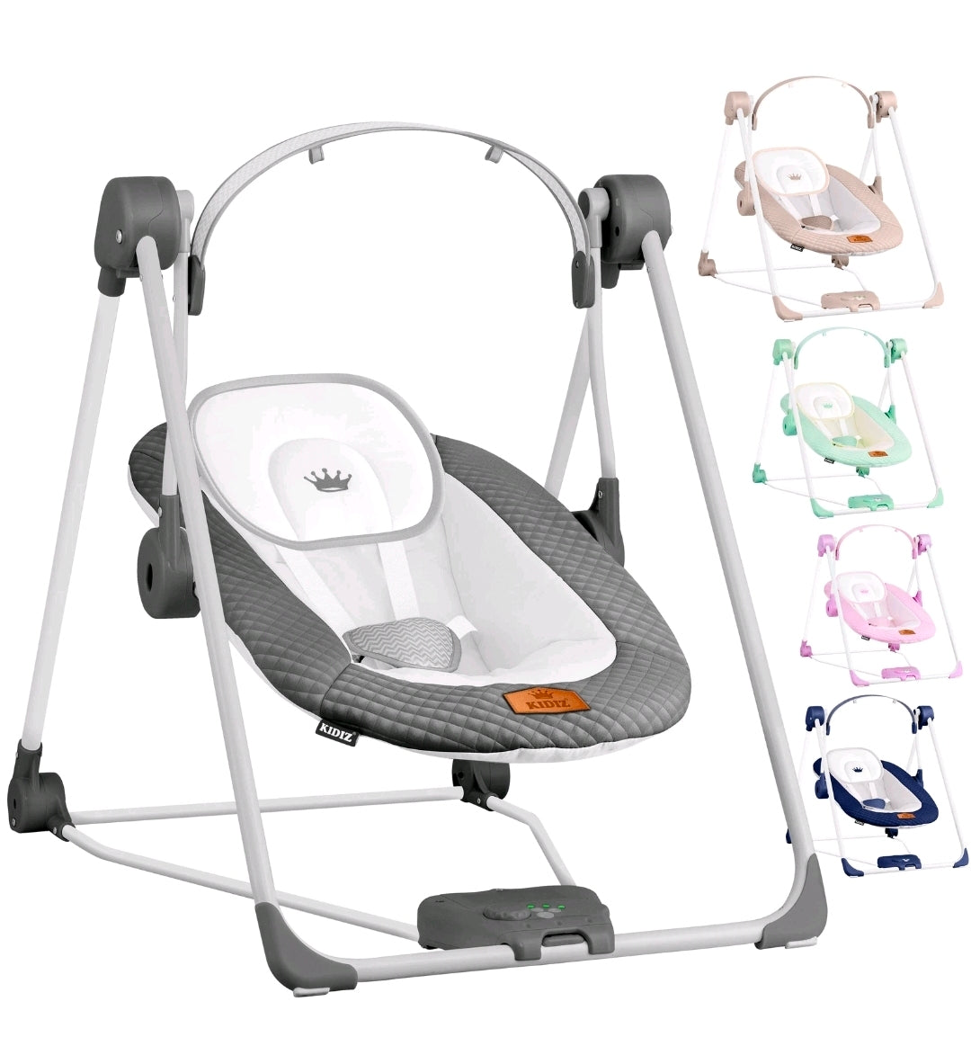 Baby bouncer baby swing with toys soothing nature sounds