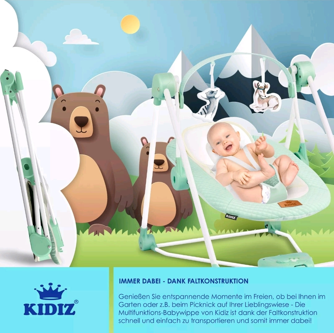 Babywippe Babyschaukel mit Spielzeugen
