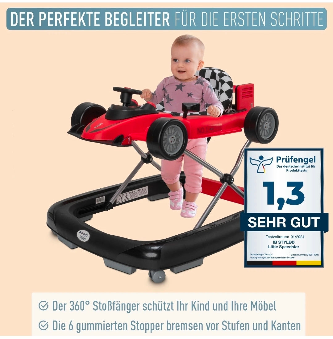 Baby Lauflernwagen Gehfrei Lauflernhilfe auto mit Licht