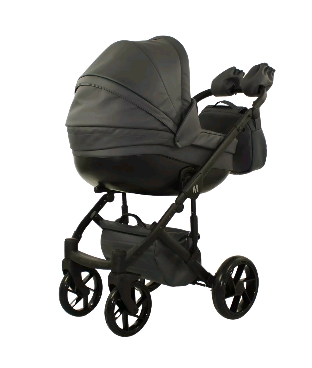 MOMMO AAA Kinderwagen 3in1 Öko-Leder – Cosmo I-Size-Sitz