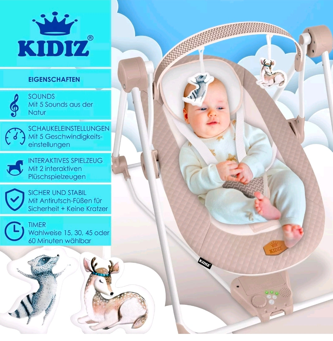 Babywippe Babyschaukel mit Spielzeugen
