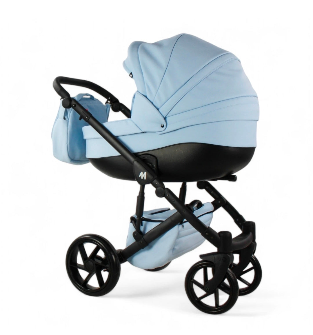 MOMMO AAA Kinderwagen 3in1 Öko-Leder – Cosmo I-Size-Sitz