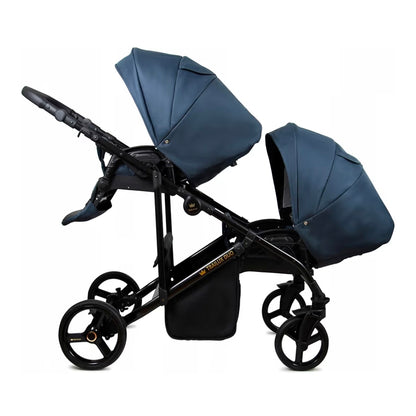 Trailux Duo 3-in-1  Kinderwagen-Set für Zwillinge inkl. Autositz