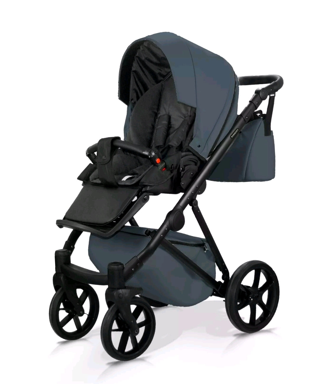 MOMMO HARMONY Kinderwagen 2in1/3in1/4in1 Öko-Leder – Cosmo I-Size-Sitz