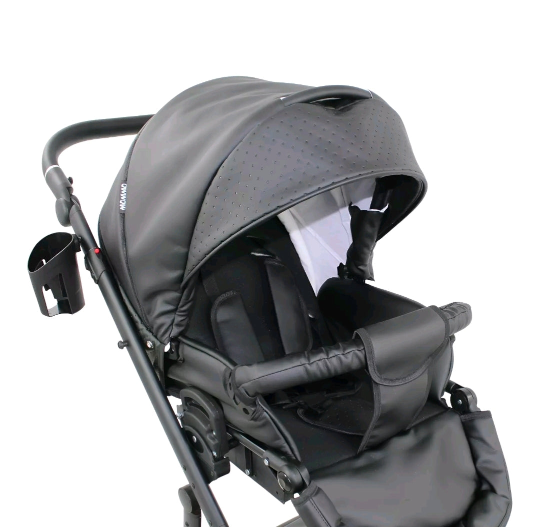 MOMMO FANTASY Kinderwagen 2in1/3in1/4in1 Öko-Leder /Autositz