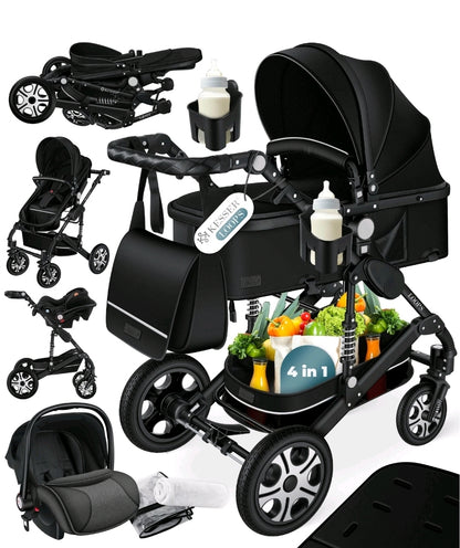 KESSER® Loops 3 in 1 Kombikinderwagen Komplett-Set-Zweite Chance
