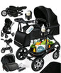 KESSER® Loops 3 in 1 Kombikinderwagen Komplett-Set-Zweite Chance