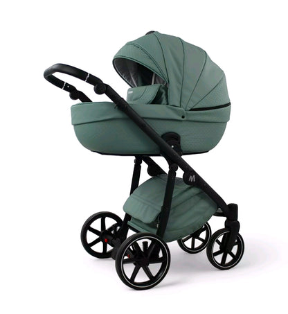 MOMMO FANTASY Kinderwagen 2in1/3in1/4in1 Öko-Leder /Autositz