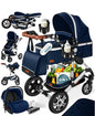KESSER® Loops 3 in 1 Kombikinderwagen Komplett-Set-Zweite Chance