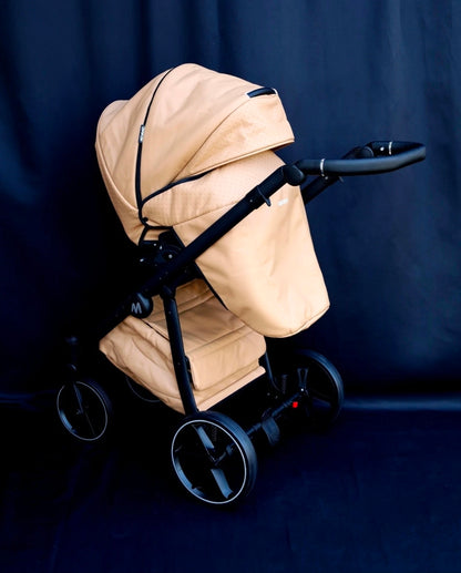 MOMMO FANTASY Kinderwagen 2in1/3in1/4in1 Öko-Leder /Autositz