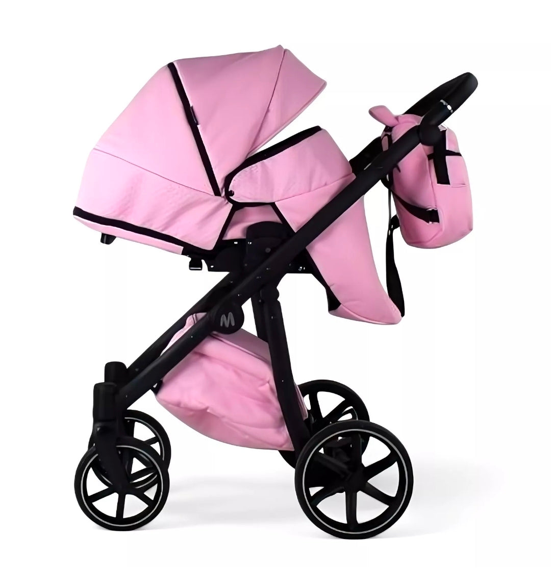 MOMMO FANTASY Kinderwagen 2in1/3in1/4in1 Öko-Leder /Autositz