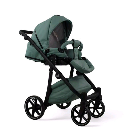 MOMMO FANTASY Kinderwagen 2in1/3in1/4in1 Öko-Leder /Autositz