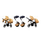 Trailux Duo 4-in-1  Kinderwagen-Set für Zwillinge inkl. Autositz