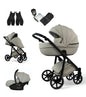 MOMMO FANTASY Kinderwagen 2in1/3in1/4in1 Öko-Leder /Autositz