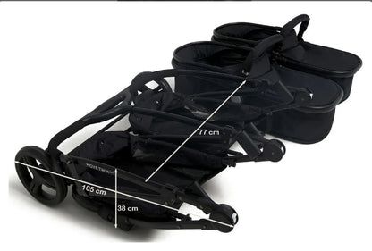 Beemo Baby Twin Stroller Sportsitz for Zwilling/Geschwistern