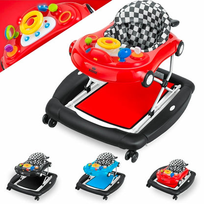 KIDIZ® 4in1 Lauflernhilfe Babywalker Auto mit Rollen Licht Musik - Zweite Chance