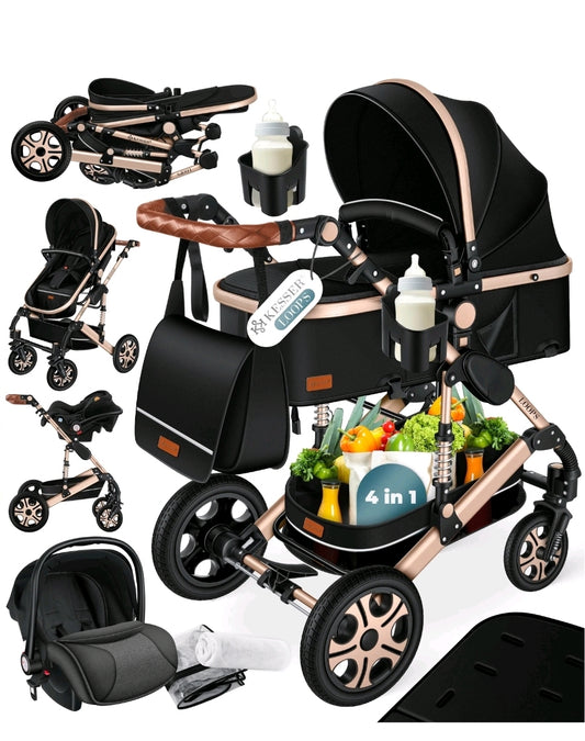 KESSER® Loops 3 in 1 Kombikinderwagen Komplett-Set-Zweite Chance