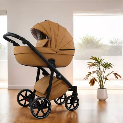 MOMMO FANTASY Kinderwagen 2in1/3in1/4in1 Öko-Leder /Autositz