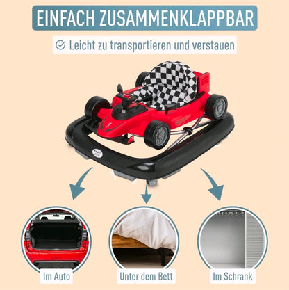 Baby Lauflernwagen Gehfrei Lauflernhilfe auto mit Licht-Zweite Chance