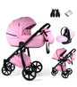 MOMMO FANTASY Kinderwagen 2in1/3in1/4in1 Öko-Leder /Autositz