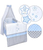Babyzimmerset 120x60 cm Babybett Wickelkommode  Bettwäsche Komplettset