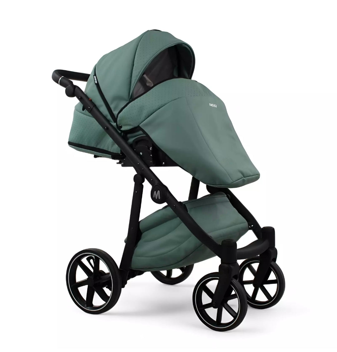 MOMMO FANTASY Kinderwagen 2in1/3in1/4in1 Öko-Leder /Autositz